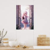 Etherische passage anime poster (Keuken)