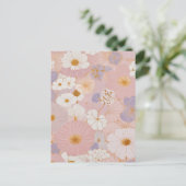 Etherische Pastelbloei Briefkaart (Staand voorkant)