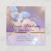 etherische pioenvlieg contactkaartje (Achterkant)