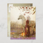 Etherische postkaart (Voorkant / Achterkant)