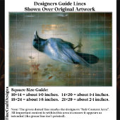 Etherische Raven, Texturige Achtergrond EQ8R Décou Tissuepapier