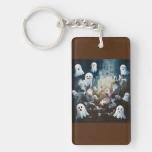 etherische ring sleutelhanger