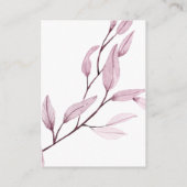 Etherische Roze BRUILOFT Hotel details Accommodati Informatiekaartje (Achterkant)