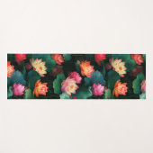 Etherische roze lotus bloemen, Art Nouveau geïnspi Yogamat (Voorkant (horizontaal))