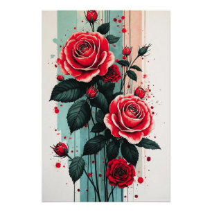 etherische Rozen Perfect Poster