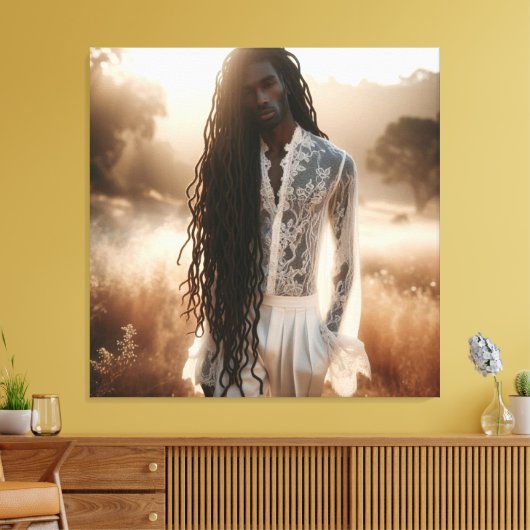 etherische schemering canvas afdruk (Insitu (Woonkamer))