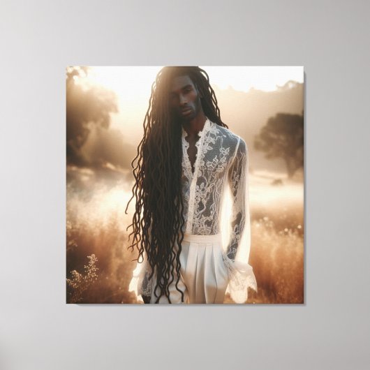 etherische schemering canvas afdruk (Voorkant)