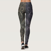 Etherische Schemering Mandala Broek Leggings (Achterkant)
