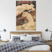 Etherische schoonheden" canvas afdruk (Insitu (Slaapkamer))