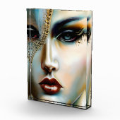 Etherische schoonheid Gouden Godin Fotoblokken (Rechts)