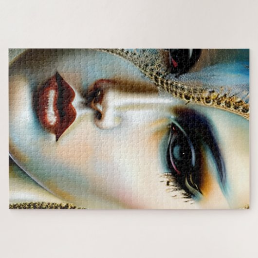 Etherische schoonheid Gouden Godin Legpuzzel (Horizontaal)