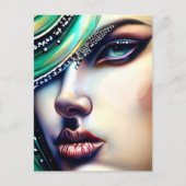 Etherische schoonheid Sparkly Jewels Briefkaart (Voorkant)