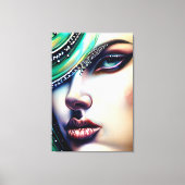 Etherische schoonheid Sparkly Jewels Canvas Afdruk (Voorkant)