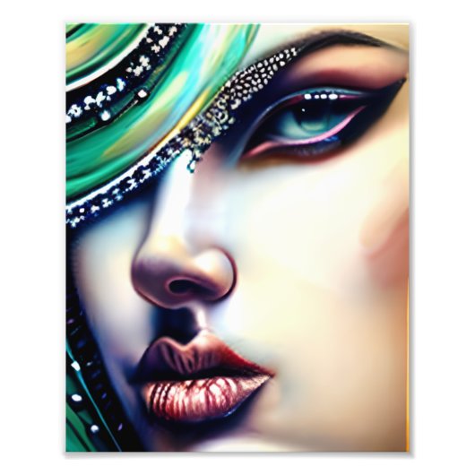 Etherische schoonheid Sparkly Jewels Foto Afdruk (Voorkant)