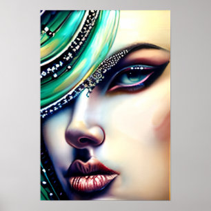 Etherische schoonheid Sparkly Jewels Poster