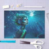 etherische sirene zeemeermin oceaan ontkoppeling tissuepapier (Craft)