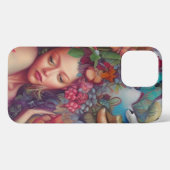 Etherische spirituele geestesgids nimf iPhone hoesje (Achterkant horizontaal)