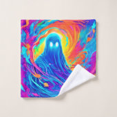Etherische Spookachtige Creatie Bad Handdoek (Wasdoekje)