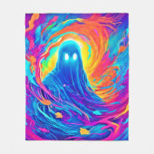 Etherische Spookachtige Schepping Fleece Deken (Voorkant)