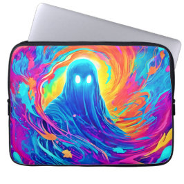 etherische spookachtige schepping laptop sleeve