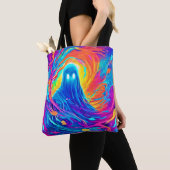 etherische spookachtige schepping tote bag (Dichtbij)