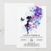 Etherische Sprookje Verjaardag Kaart (Voorkant / Achterkant)