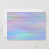 etherische sprookjesjurk | Rainbow Ombre Pastel Sh Kaart (Achterkant)