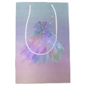 etherische sprookjesjurk | Rainbow Ombre Pastel Sh Medium Cadeauzakje (Voorkant)