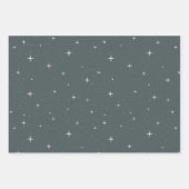 etherische Sterrennacht hemelse Blauwgroen hemel Inpakpapier Vel (Voorkant 2)