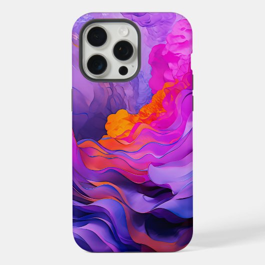 "etherische stromen" iPhone hoesje (Achterkant)