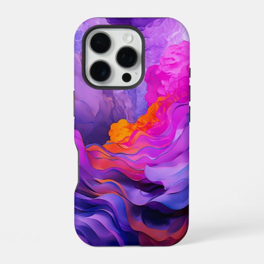 "etherische stromen" iPhone hoesje (Achterkant)