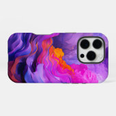 "etherische stromen" iPhone hoesje (Achterkant horizontaal)