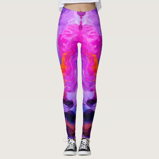 "etherische stromen" leggings (Voorkant)