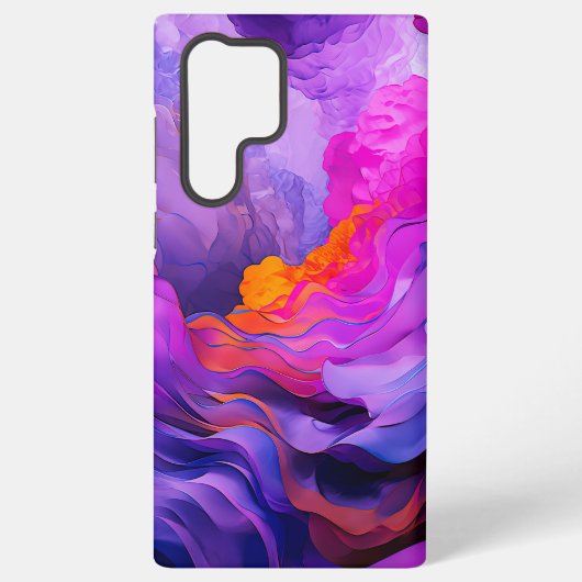 "etherische stromen" samsung galaxy hoesje (Achterkant)