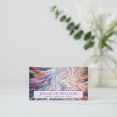 ETHERISCHE VERBINDING - Kosmische energiestroom Visitekaartje (Staand voorkant)