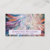 ETHERISCHE VERBINDING - Kosmische energiestroom Visitekaartje (Voorkant)
