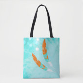 etherische veren tote bag (Voorkant)