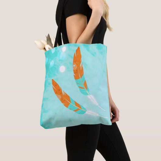 etherische veren tote bag (Dichtbij)