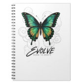 Etherische Vlinder "EVOLVE Notitieboek (Voorkant)