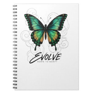 Etherische Vlinder "EVOLVE Notitieboek