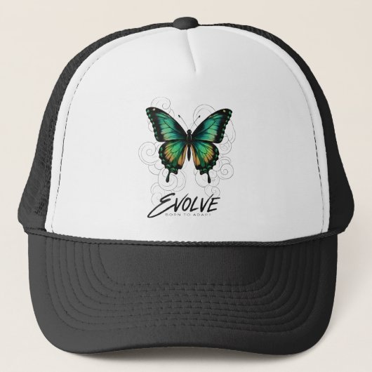 Etherische Vlinder "EVOLVE Trucker Pet (Voorkant)