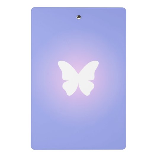 etherische vlindergloed mini klembord (Achterkant)
