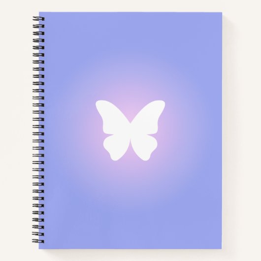 etherische vlindergloed notitieboek (Voorkant)