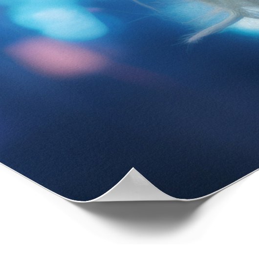 Etherische vrouw in de Natuur Poster (Hoek)