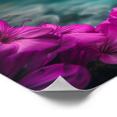 Etherische waterval in de lente poster (Hoek)