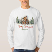 Etherische waterverf ontwerp peperkoek huis