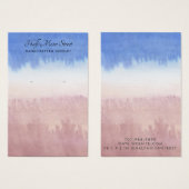 Etherische Waterverf Oorbel Sieraden Display Kaart (Voorkant /achterkant)