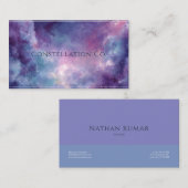 etherische Waterverf sterrenstelsel sterrenstof Visitekaartje (Voorkant / Achterkant)