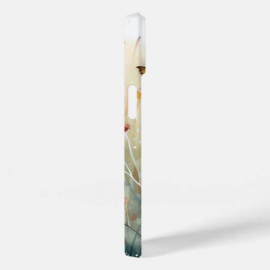 Etherische Waterverf Vlinder Tuin Telefoon Case (Achterkant / Rechts)