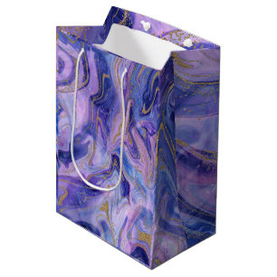 Etherische Wattewol Marble Waterverf Fantasie Medium Cadeauzakje